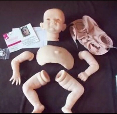 SOLD OUT Reborn Kit  “Sally” + Cloth Body + Partial Belly Plate COA Bonnie Brown