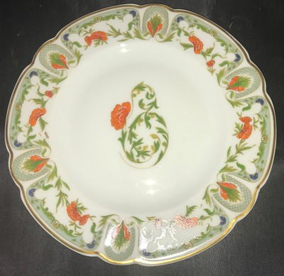 Salad plate in Chantoung Chas Field Haviland Limoges France 8-26-2017