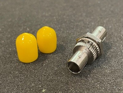 Monoprice ST/F SingleMode Simplex Die Cast Metal Fiber Adapter 6-Pack 36009