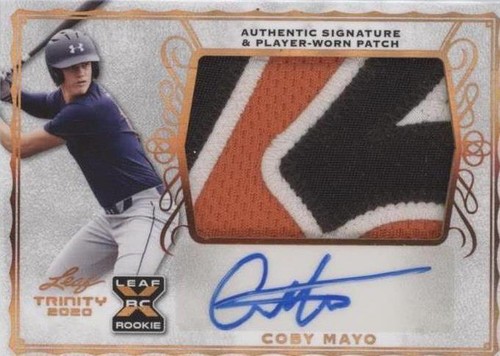2020 Leaf Trinity - Coby Mayo #PA-CM3