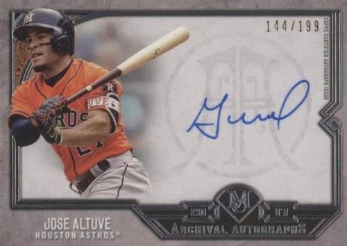 2017 Topps Museum Collection - Jose Altuve #AA-JAL
