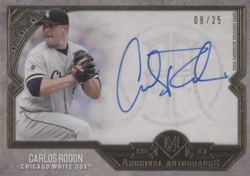 2017 Topps Museum Collection - Carlos Rodon #AA-CR