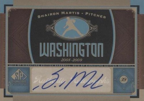 2012 SP Signature Edition - Shairon Martis #WAS 4