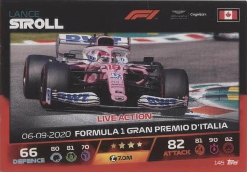 2021 Topps F1 Turbo Attax - Lance Stroll #145