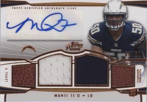 2013 Topps Prime Manti Te'o #PV-MT