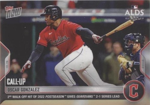 2022 Topps Now - Oscar Gonzalez #1087