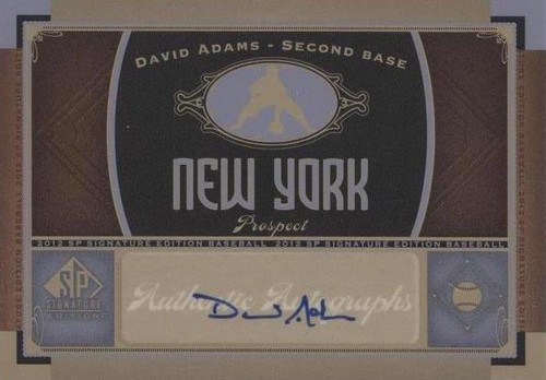 2012 SP Signature Edition - David Adams #NYY 20