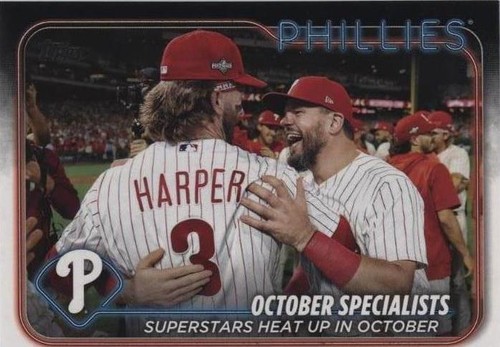 2024 Topps Series 1 - Bryce Harper Kyle Schwarber #275