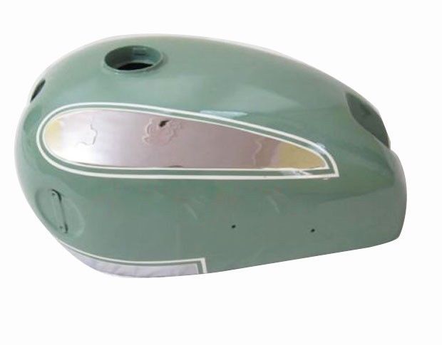 Ariel 4g Square Four 1000cc Shark Green Painted & Chrome Petrol Fuel Tank 