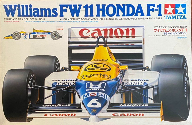 タミヤ1/20ウイリアムズ FW 11 完成品 Unassembled] TAMIYA 1/20 Williams FW 11 HONDA F-1 Formula 1