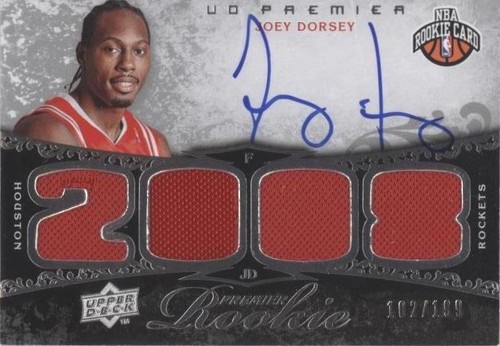 2008-09 UD Premier - Joey Dorsey #128