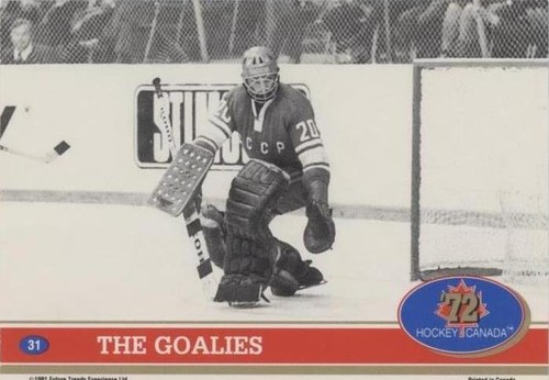 1991-92 Future Trends '72 Hockey Canada - Ken Dryden Tony Esposito Vladislav Tretiak #31