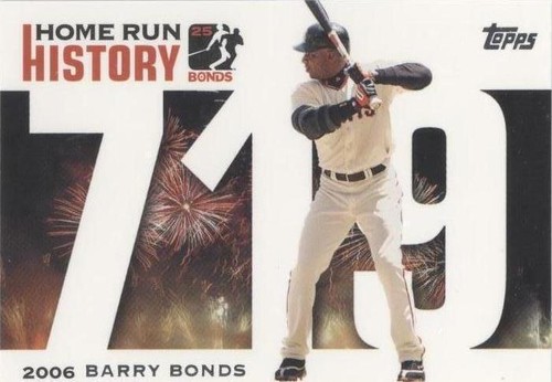 バーリーボンズ 2005 Topps Barry Bonds Home Run History #736 Barry Bonds HR736