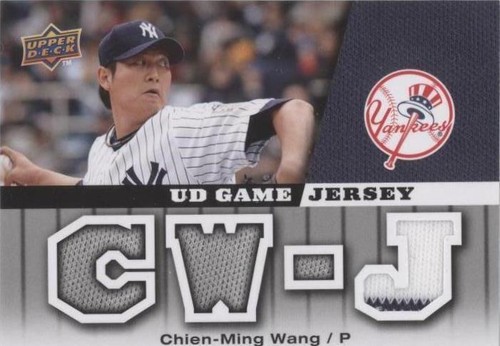 2007 SPx Baseball Winning Materials 175 Green #CW Chien-Ming Wang