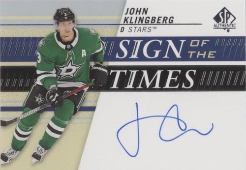 2019-20 SP Authentic - John Klingberg #SOTT-JK