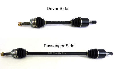 2 New CV Axles Front Pair Fit 2011 - 06 Hyundai Accent; Kia Rio Automatic Transm