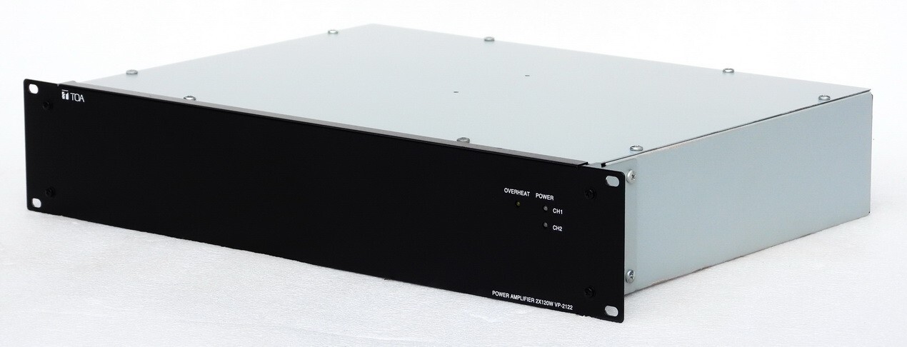 NOS TOA CORPORATION POWER AMPLIFIER 2X120W VP-2122 ZONE OR