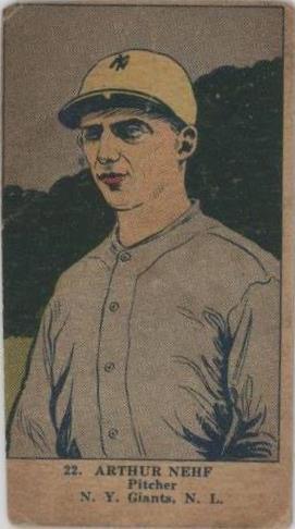 1923 Little Wonder Picture Series Strip Cards - W515-1 - Art Nehf #22