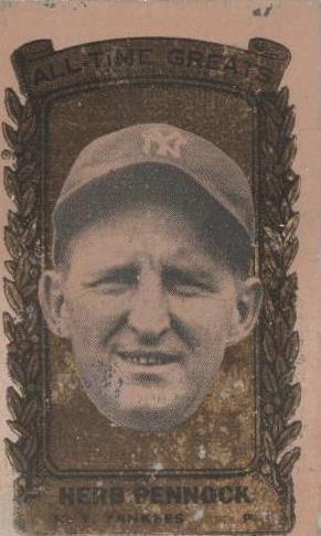 1963 Topps Bazooka - Herb Pennock #5