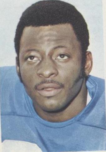 1972 The Wonderful World of Pro Football USA Player Stamps Mel Farr #123