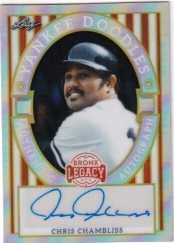 2024 Leaf a Bronx Legacy - Chris Chambliss #YD-CC1