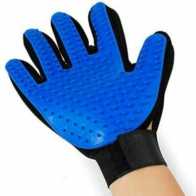 Pet Hair Brush Dog Cat Comb GLOVE Grooming Remover Mitt Fur Massage DeShedding