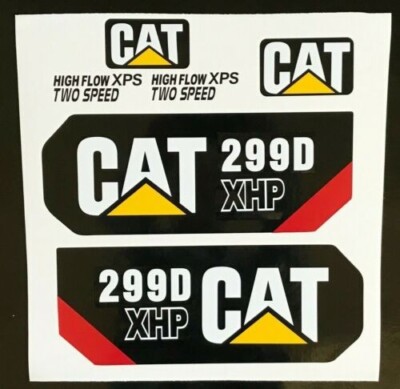 Caterpillar 299D XHP Decal Kit cat Skid Steer stickers USA fast free shipping
