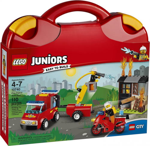 LEGO Juniors Fire Patrol Suitcase 10740 Toy for 4-7-Year-Old