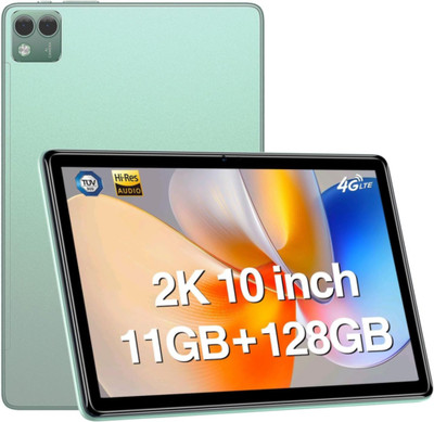 DOOGEE T10S 10 Inch Tablets, 11GB RAM+128GB ROM(TF 1TB), 6600mAh Green