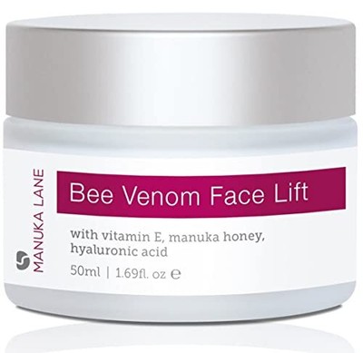 Natural Bee Venom Face Lift Treatment Cream with Active Manuka Honey Shea Coc...