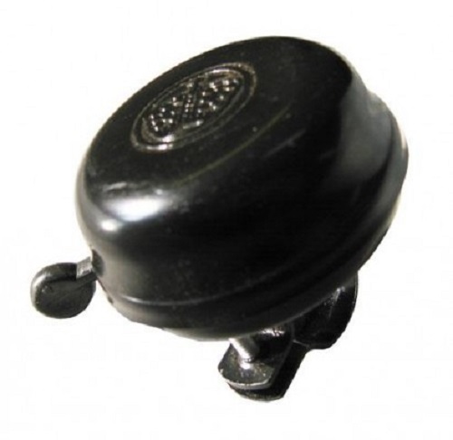 Campanello Sonaglio per Bicicletta Bici Acciaio Nero Black Corona Drin Drin