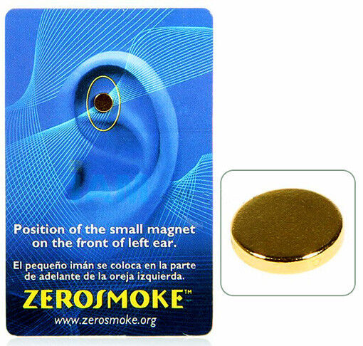 Zerosmoke Not Cigarettes Health Magnet Auricular Therapy Stop Smoking Quit