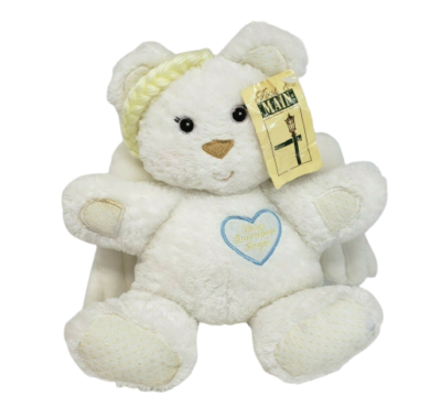 FIRST & MAIN GUARDIAN ANGELS BABY TEDDY BEAR STUFFED ANIMAL PLUSH TOY NEW W TAG
