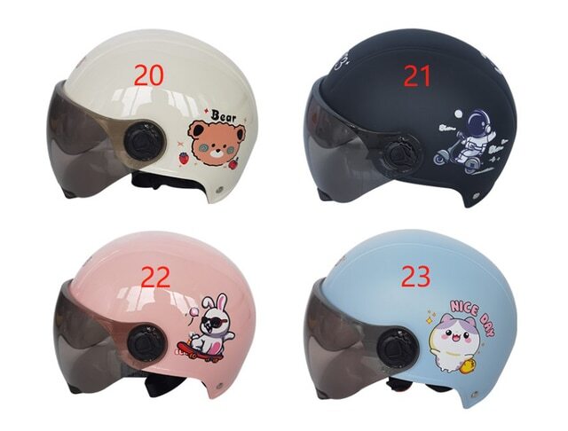 Four Seasons Universal Children's Safety Motorcycle Electric Vehicle Helmet
