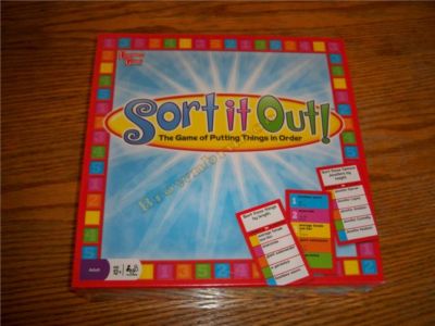 Sort It Out! Family Board Game by University Games NEW