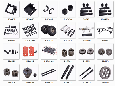 Spare Parts for RGT EX86190 RESCUER 1 10 Realistic Crawler Off