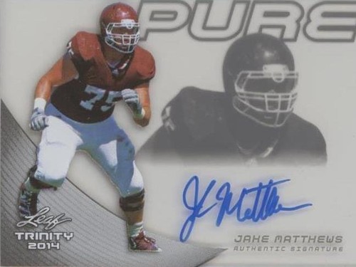 2014 Leaf Trinity Jake Matthews #P-JM1