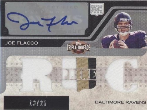 2008 Topps Triple Threads Joe Flacco #104