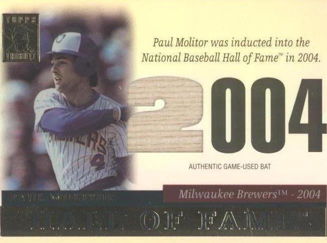 2004 Topps Tribute Hall of Fame - Paul Molitor #TR-PMB