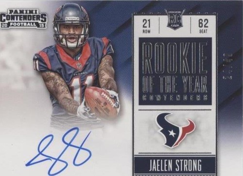 2015 Panini Contenders Jaelen Strong #ROY-JS