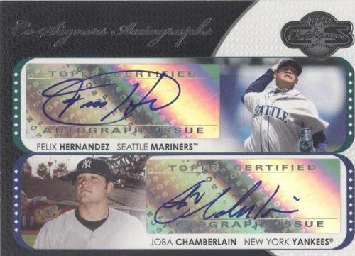2008 Topps Co-Signers - Félix Hernández Joba Chamberlain #CS-HC