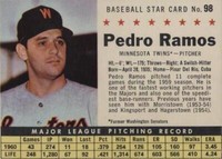 1961 Post - Pedro Ramos #98