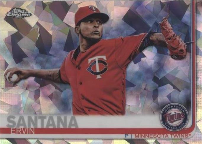 2019 Topps Chrome Sapphire Edition - Ervin Santana #335