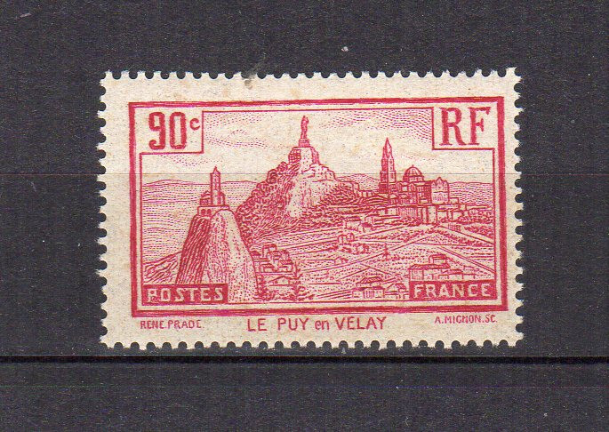 France 1933 Le Puy-En-Velay Y&T 290 Timbre Mh /Te4777
