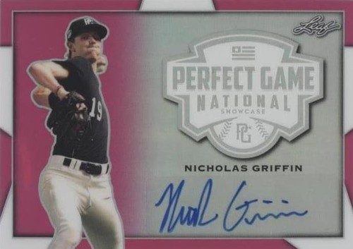 2019 Leaf Perfect Game National Showcase - Nicholas Griffin #BA-NG1