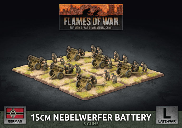 15-сантиметровая батарея Nebelwerfer German Late Flame of War