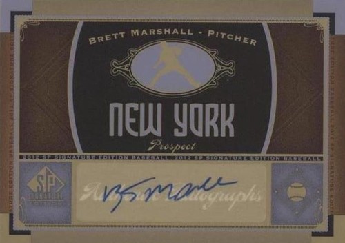 2012 SP Signature Edition - Brett Marshall #NYY 18