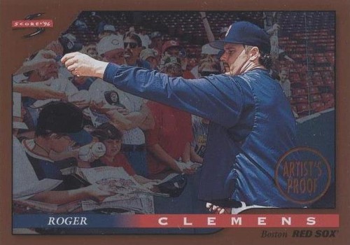 1996 Score - Roger Clemens #58