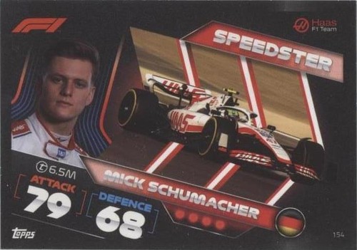 PREMA RACING 2023年　ドライバー　カード 2023 Topps Turbo Attax F1 #346 Michael Schumacher Cyan 140