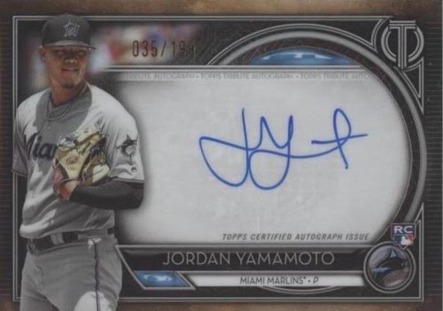 2020 Topps Tribute - Jordan Yamamoto #TA-JY